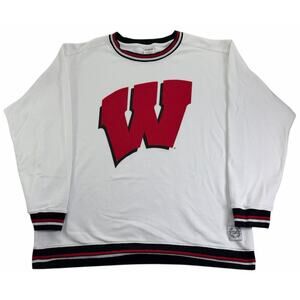 y2k Pink Victorias Secret Wisconsin Badgers Pullover Women's Large Sweatshirt